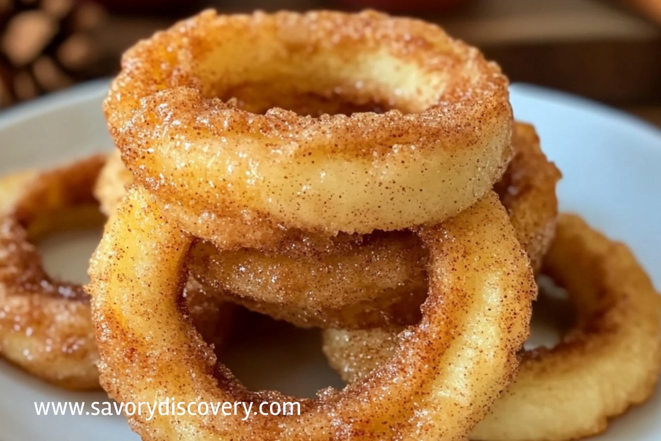Beignets de pommes à la cannelle croustillants