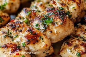 Brochettes de Poulet à l'Ail et Parmesan