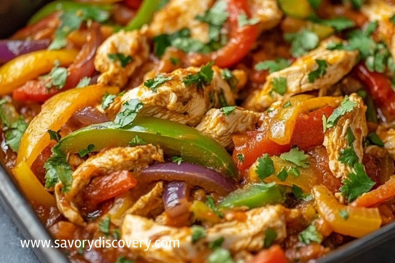 Casserole de fajitas de poulet délicieuse et rapide