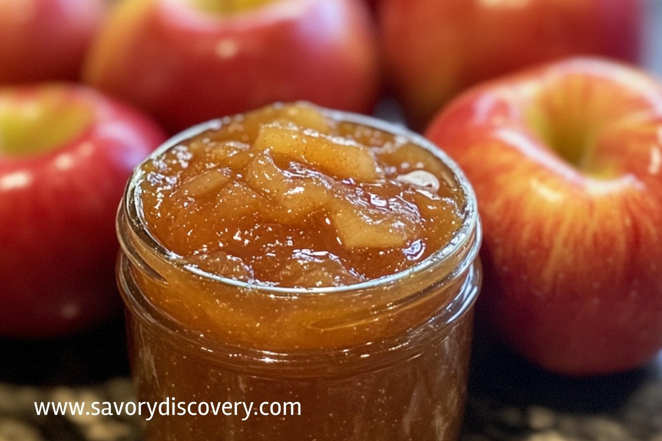 Confiture de pommes au caramel délicieuse maison