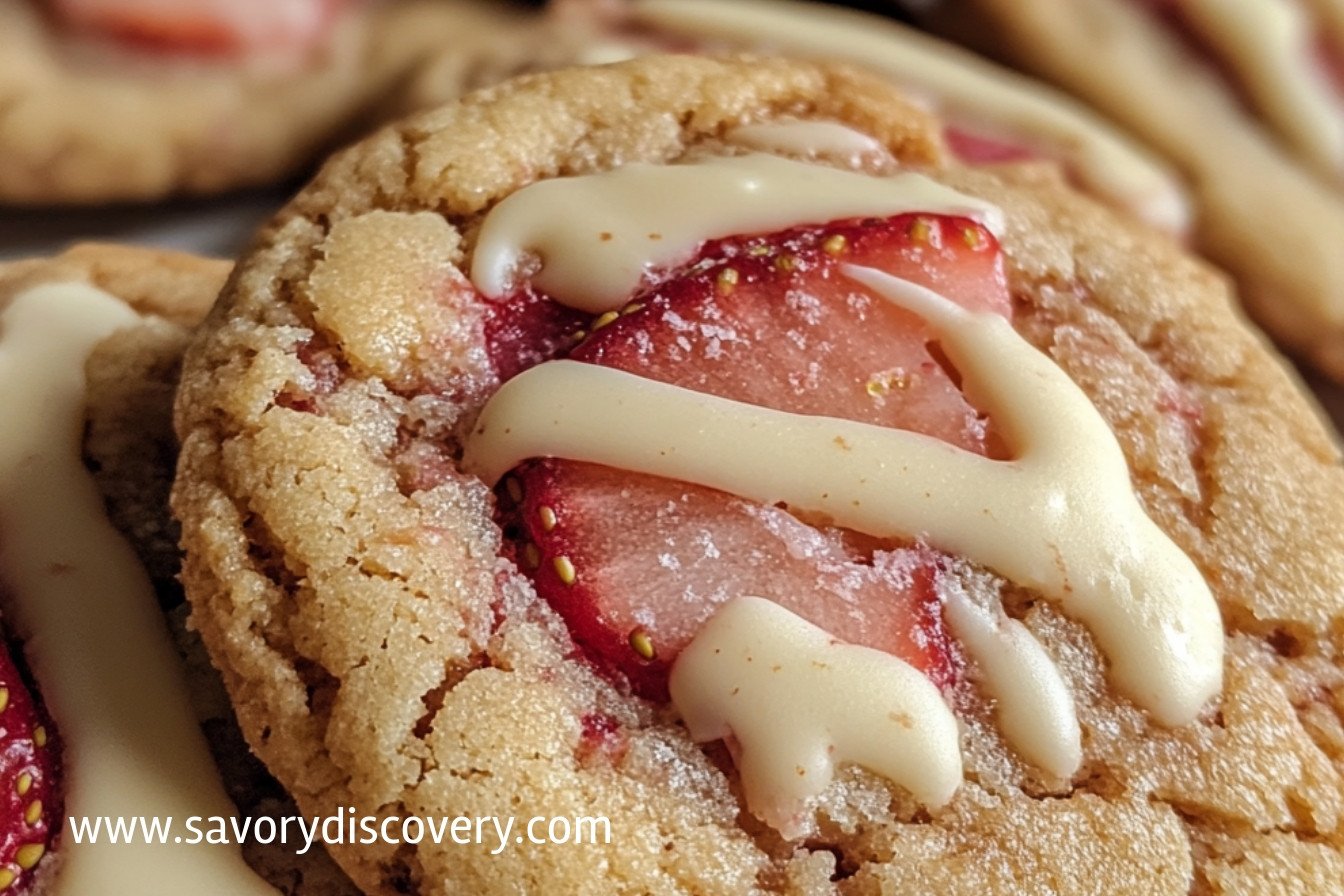 Cookies de cheesecake aux fraises irrésistibles