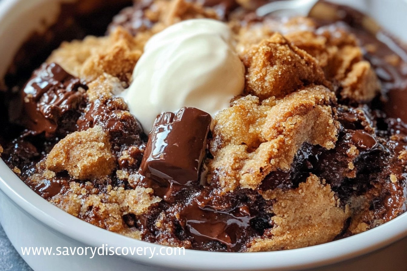 Délicieux Cobbler au Chocolat du Sud