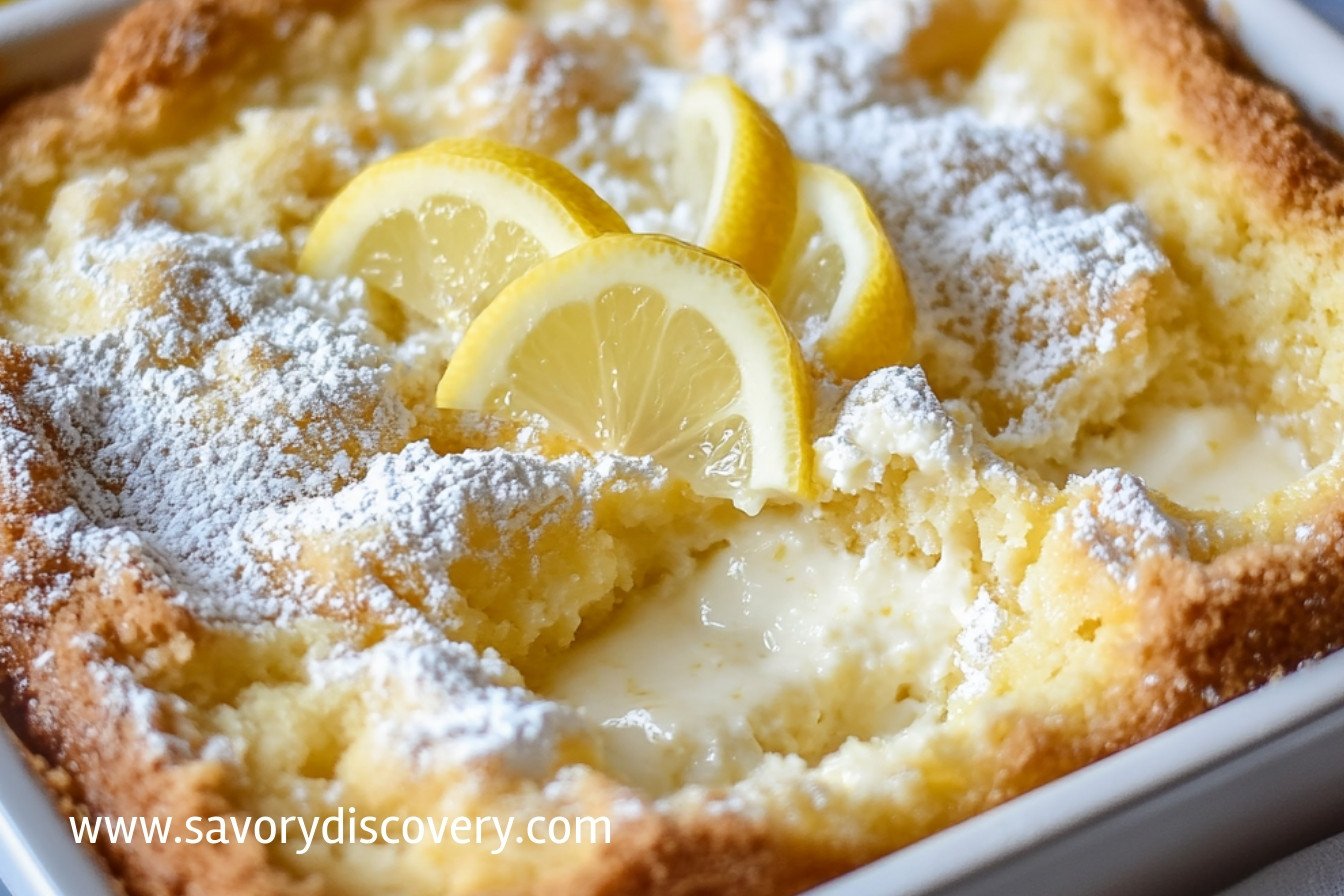 Gâteau à la crème de citron facile et savoureux