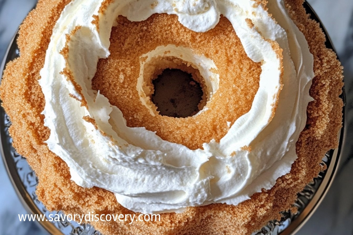 Gâteau éponge à la crème bourbon et sucre brun