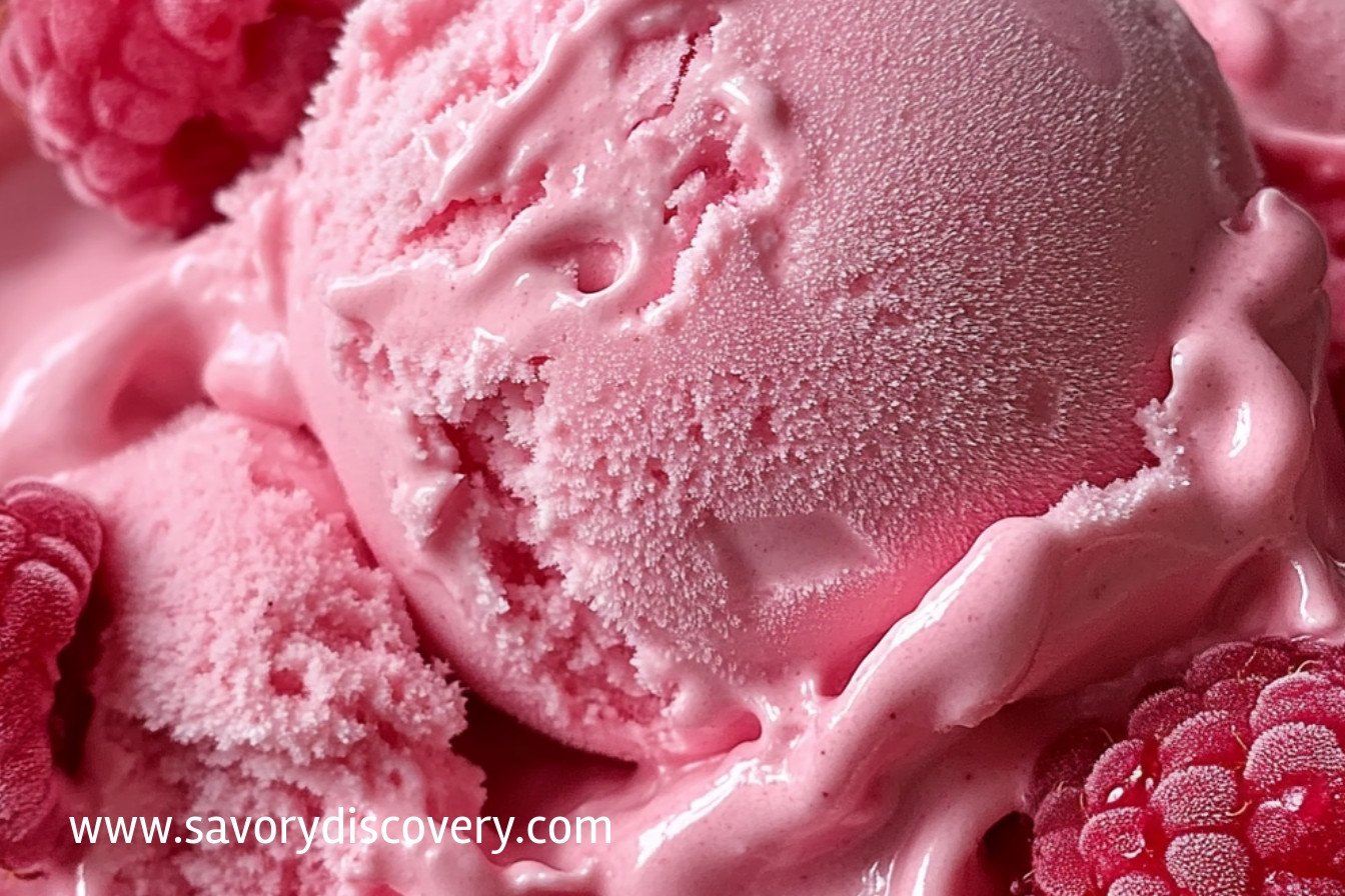 Glace à la framboise : recette délicieuse et facile