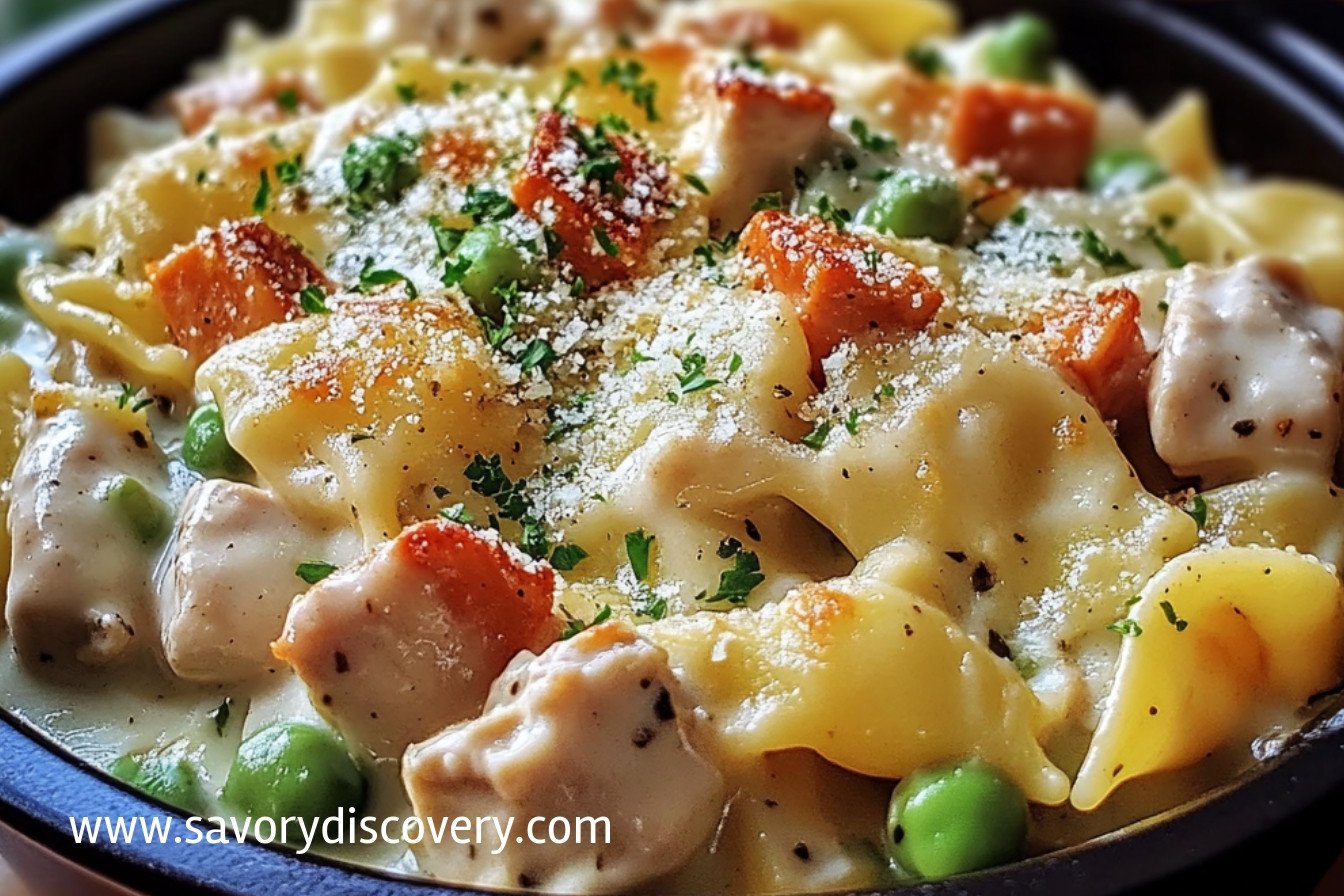 Recette de pâtes au poulet réconfortantes
