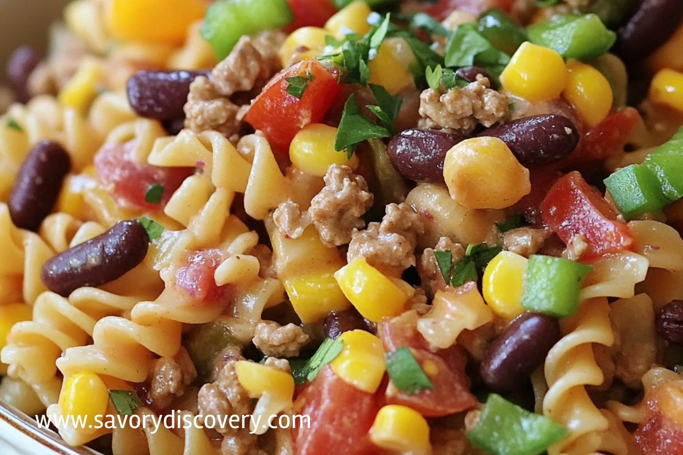 Salade de pâtes cowboy : recette facile et délicieuse