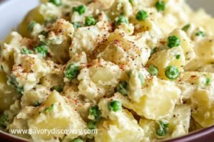 Salade de pommes de terre sans œuf délicieuse
