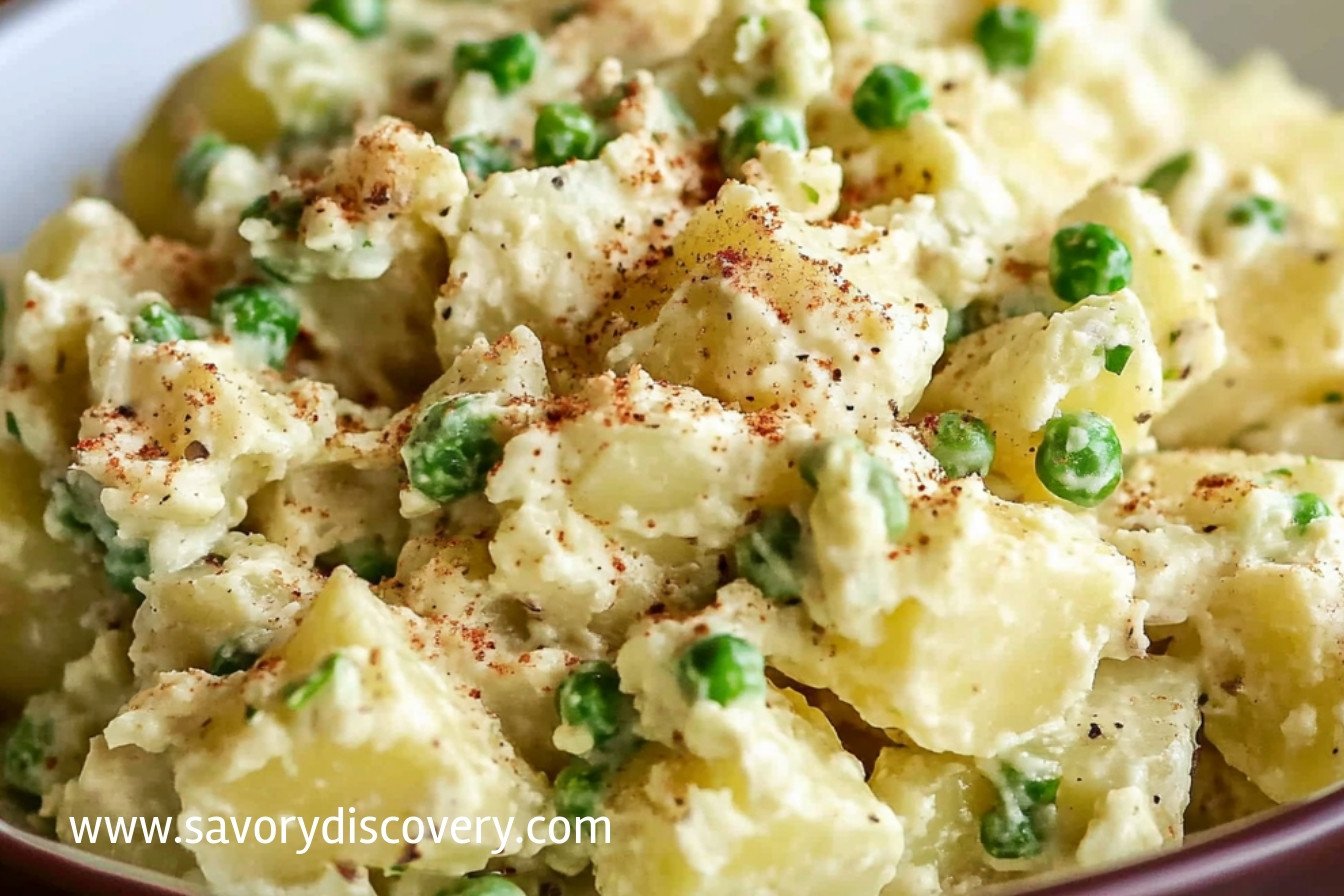 Salade de pommes de terre sans œuf délicieuse