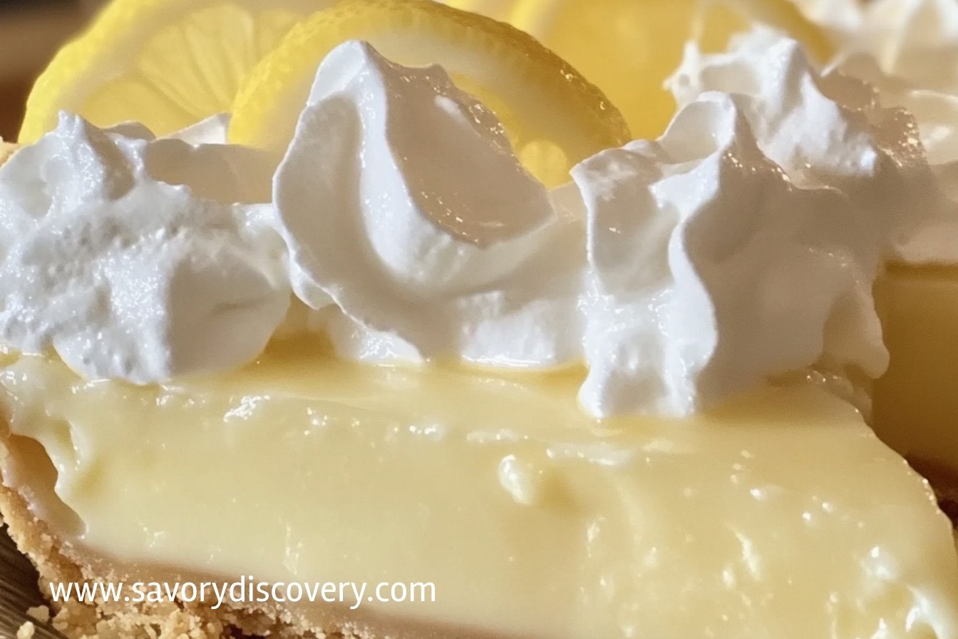 Tarte au citron rafraîchissante et délicieuse