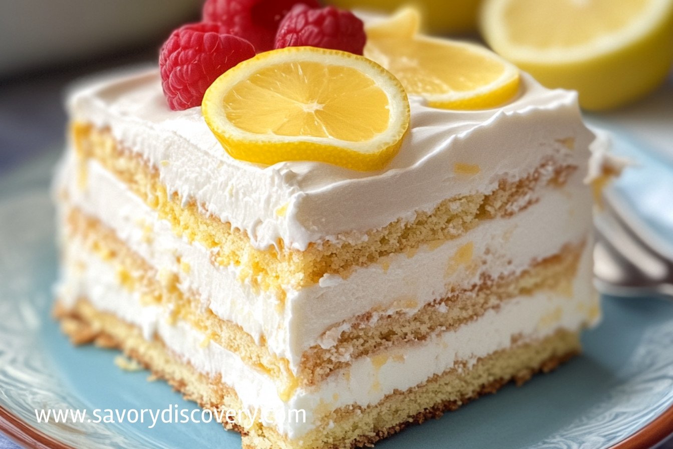 gâteau glacé au citron facile et délicieux