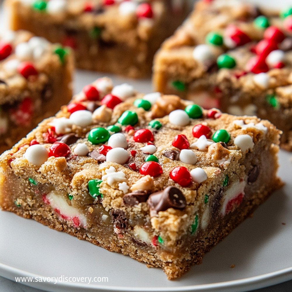Barres de biscuits de Noël délicieuses et faciles