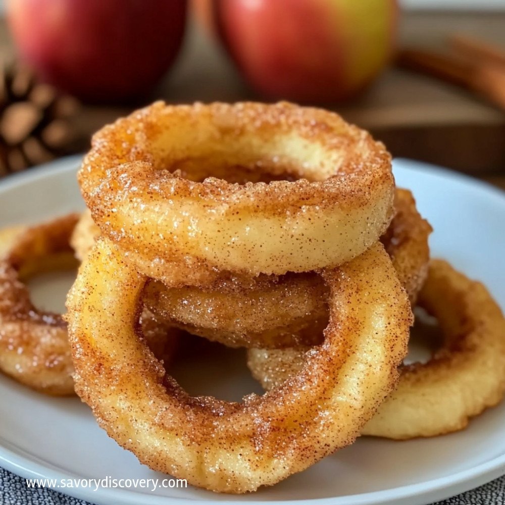 Beignets de pommes à la cannelle croustillants