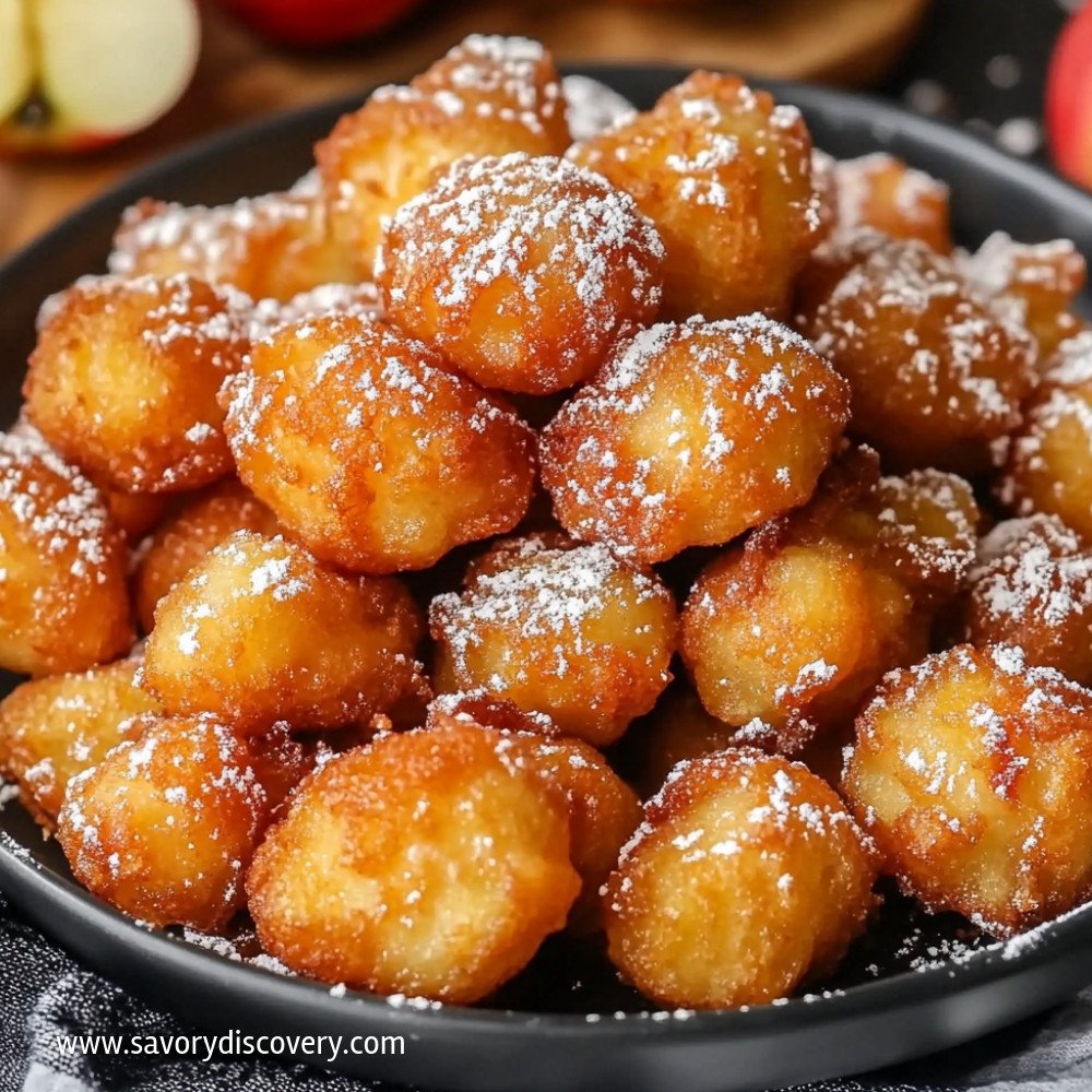 Bouchées de beignets aux pommes irrésistibles