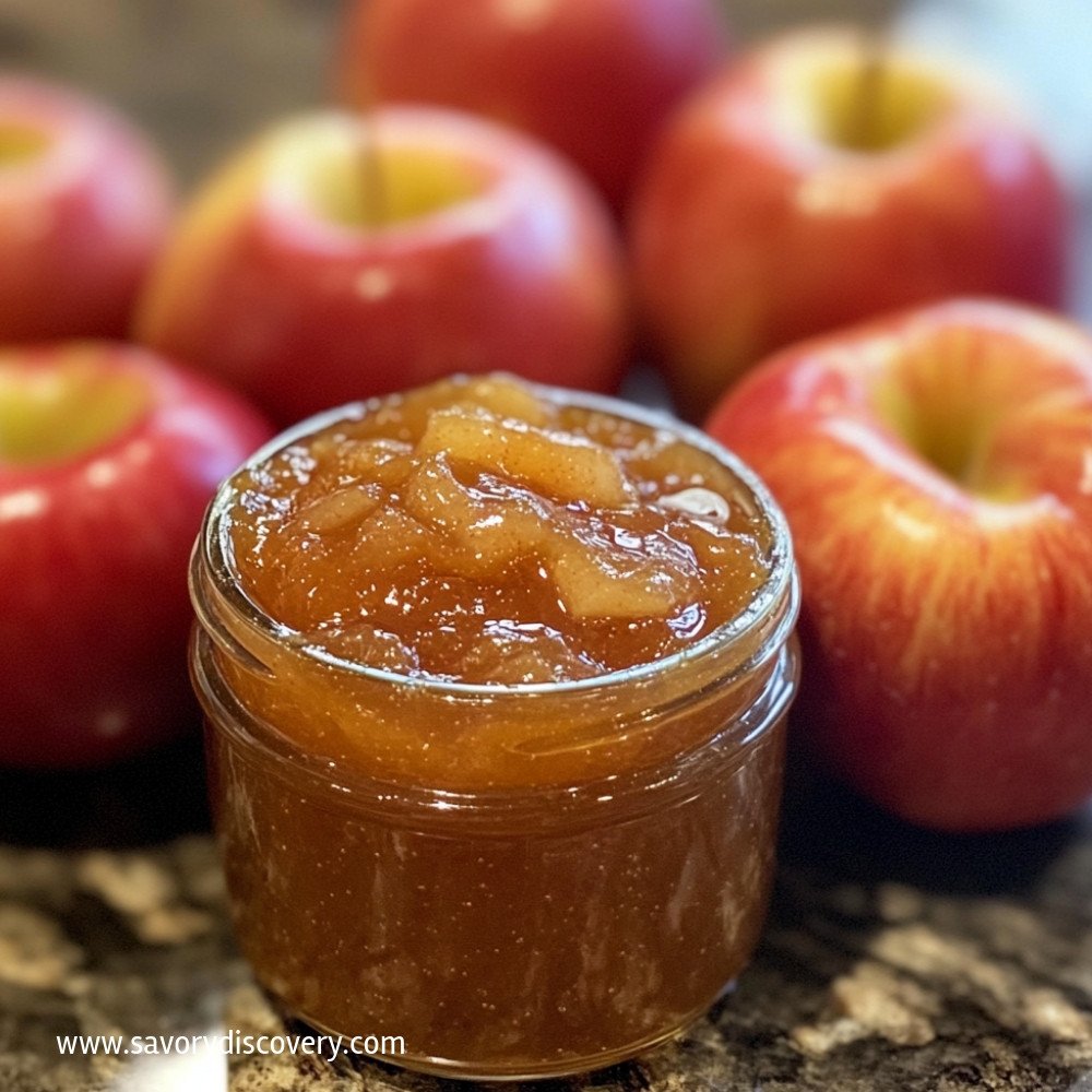 Confiture de pommes au caramel délicieuse maison