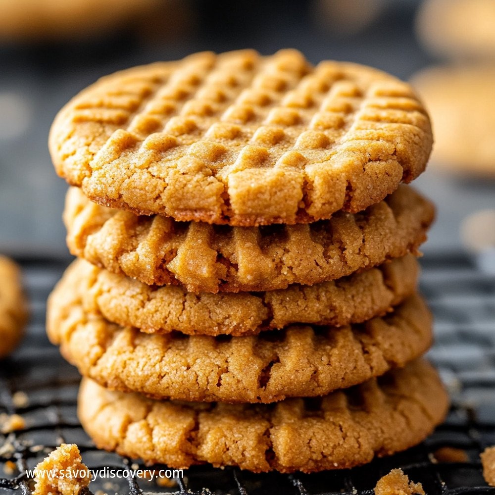 Cookies au beurre de cacahuète à la friteuse