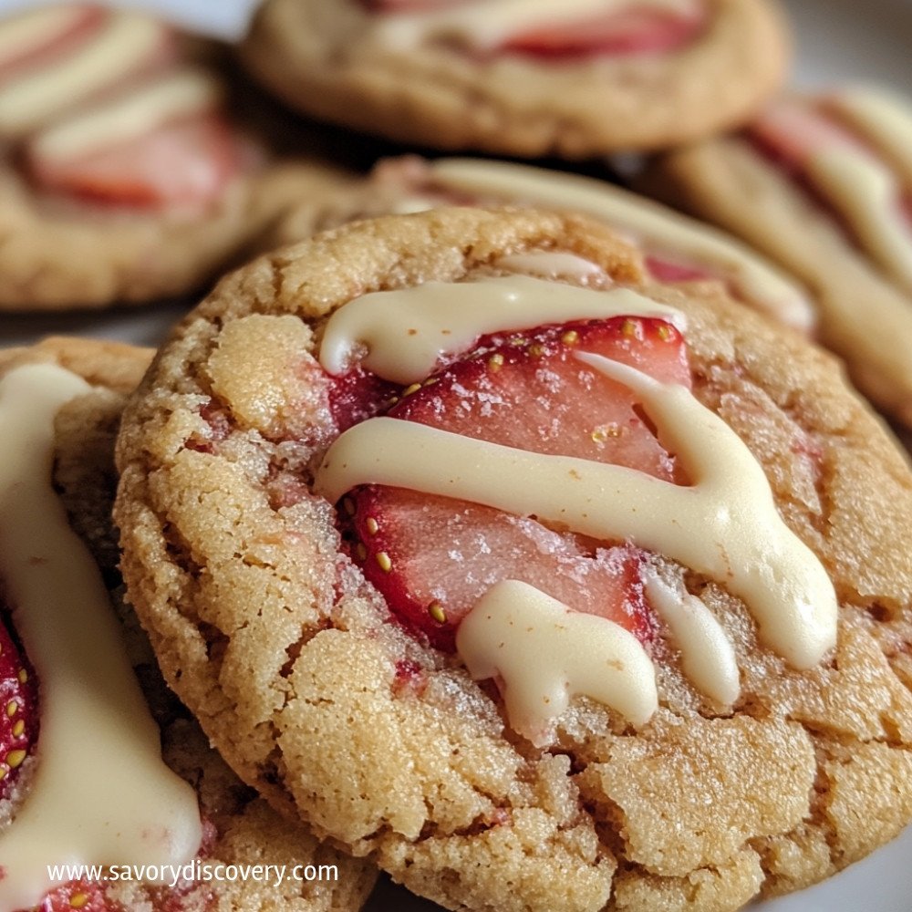 Cookies de cheesecake aux fraises irrésistibles