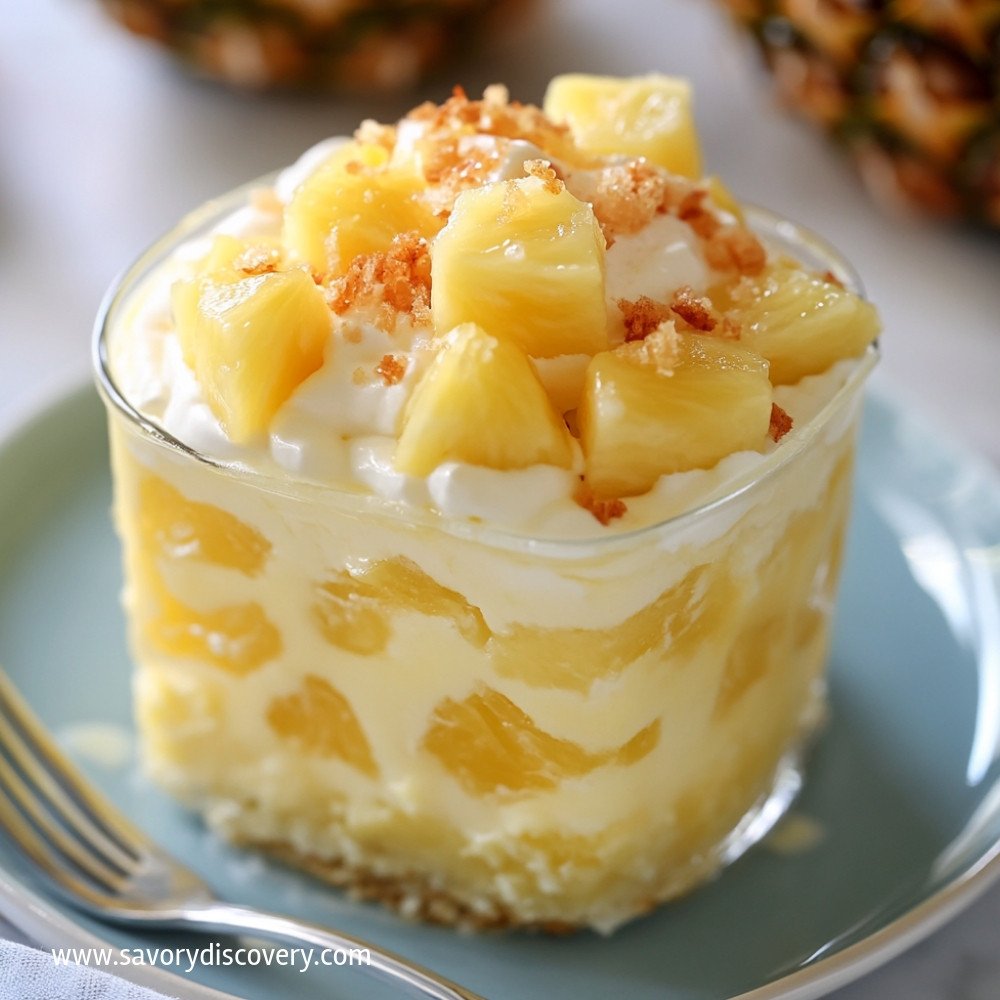 Délicieux dessert à l'ananas facile à préparer