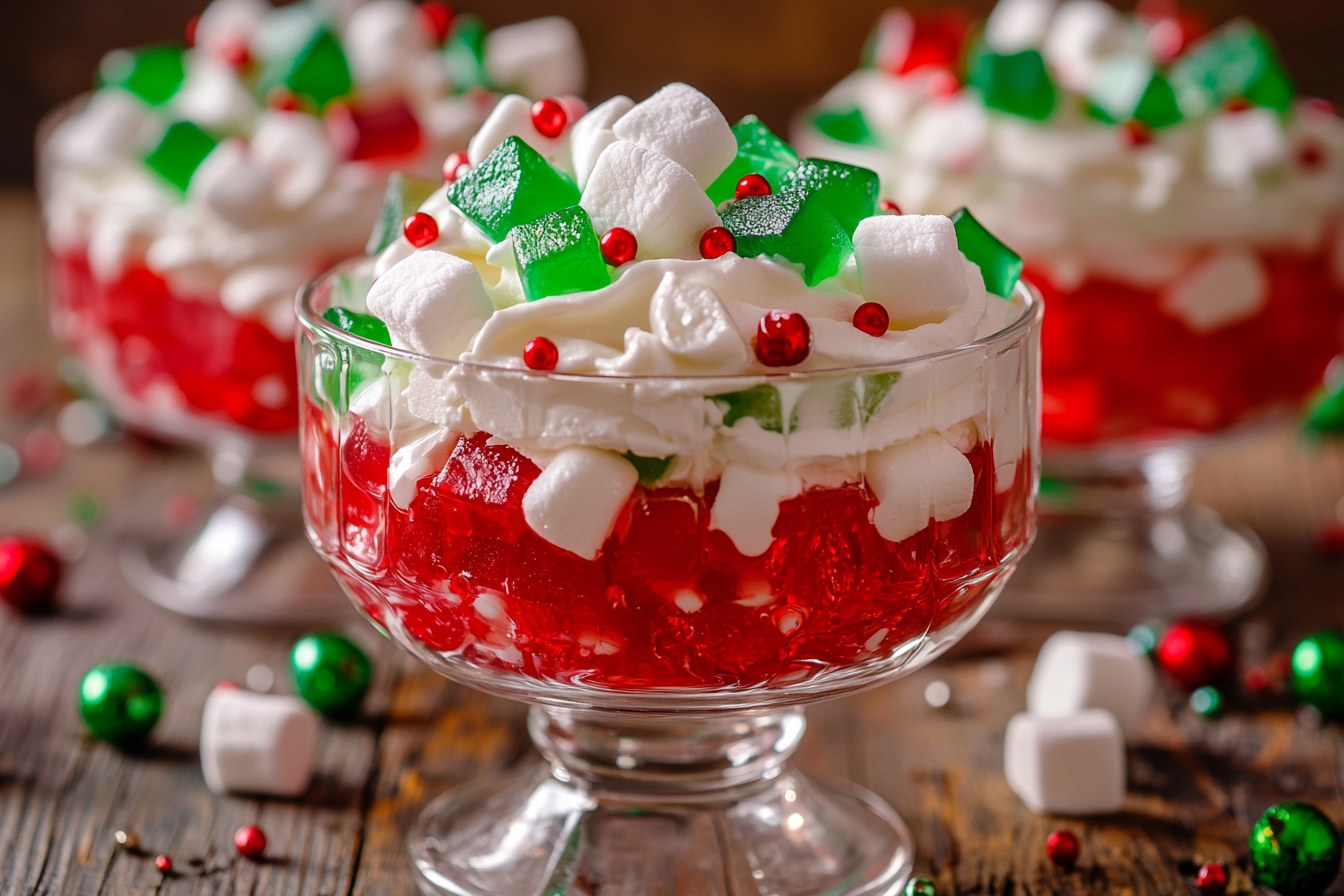 Fluff de Noël en gelée