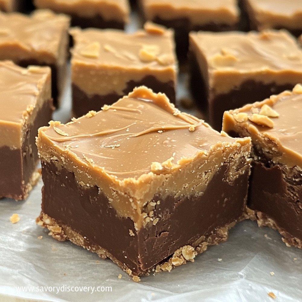 Fudge au chocolat et beurre de cacahuète délicieux