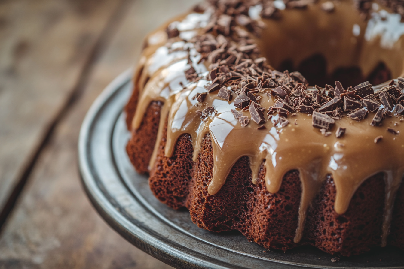 Gâteau au chocolat et café