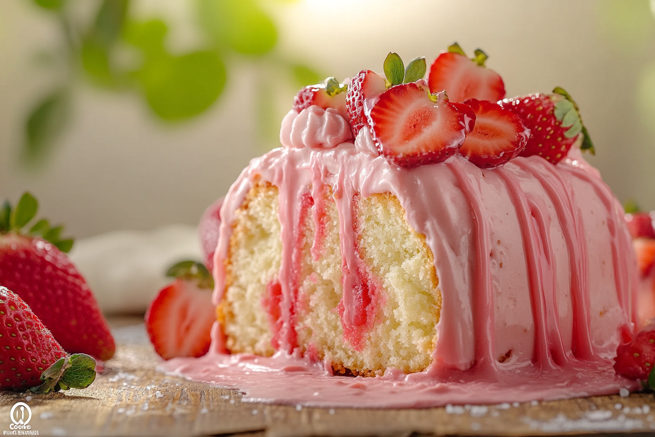 Gâteau au fromage à la fraise