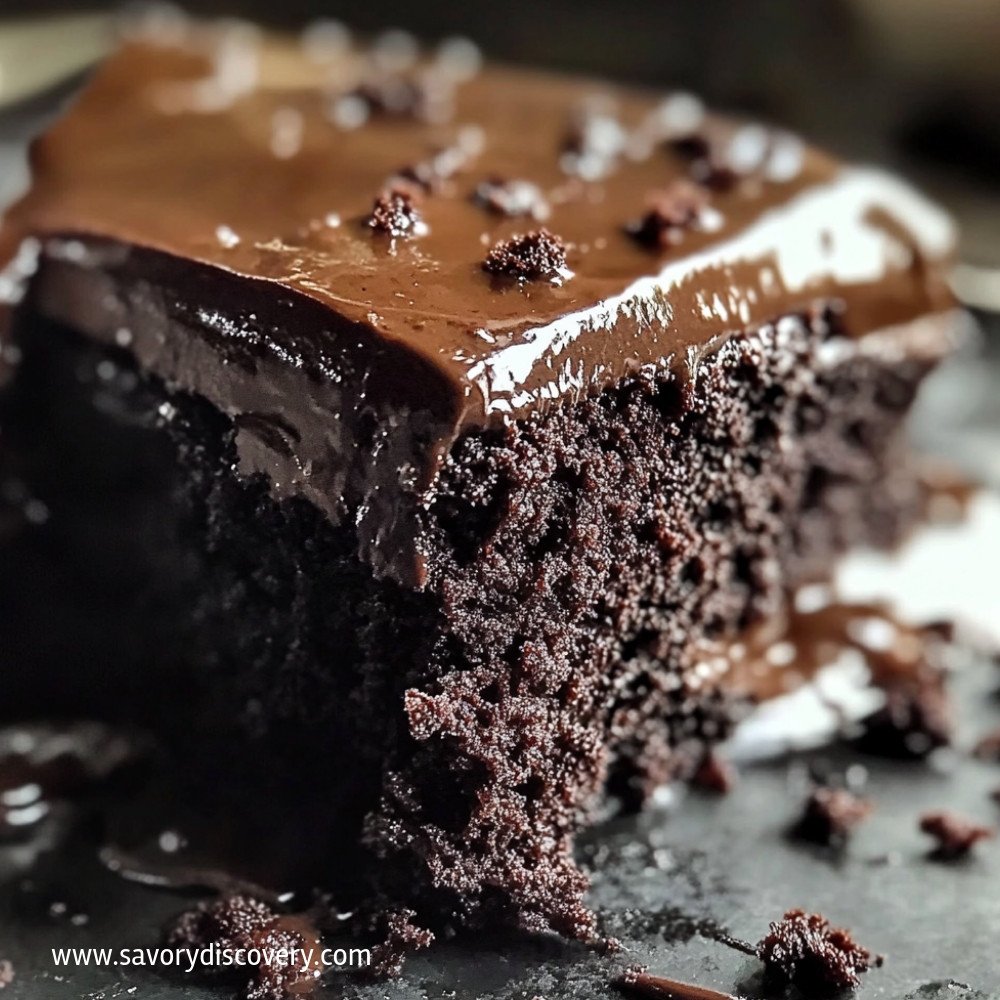Gâteau au fudge de minuit facile et délicieux
