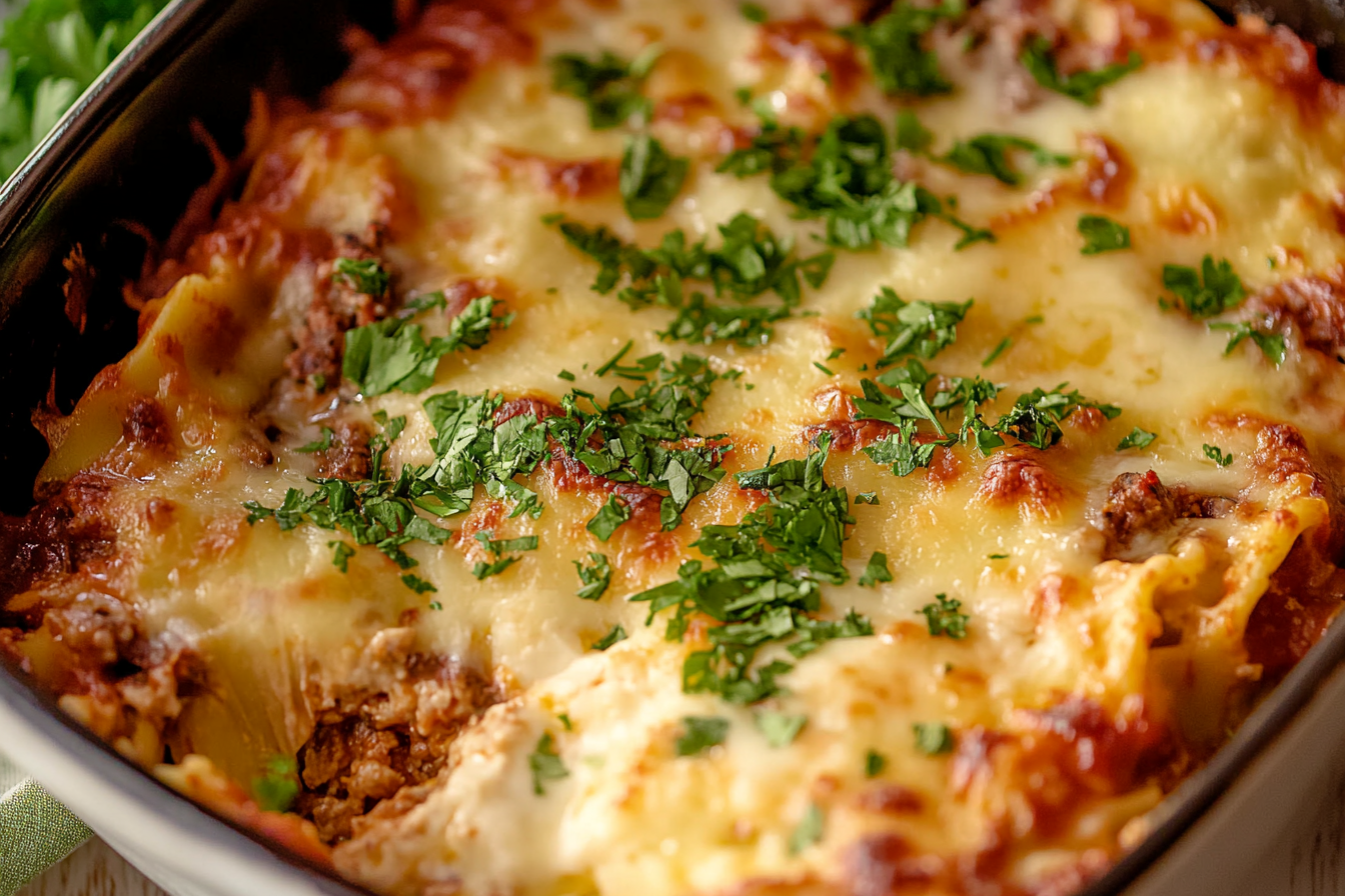 Lasagne au fromage à la crème