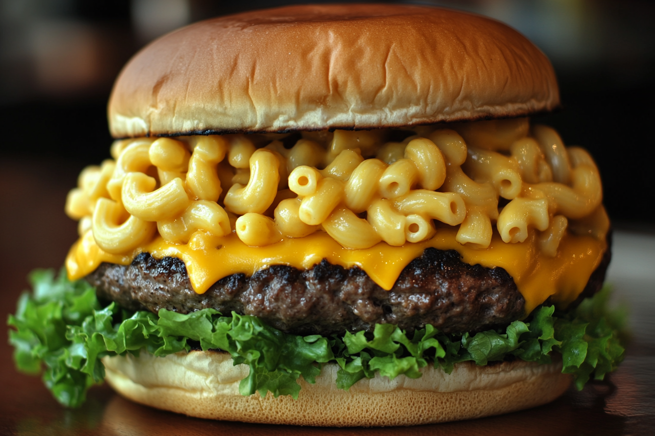 Macaroni au fromage double burger