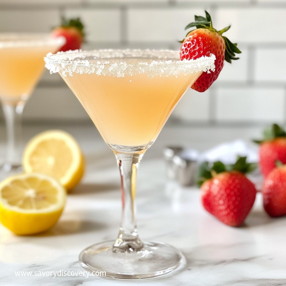 Martini Fraise-Citron: Cocktail Pétillant et Savoureux