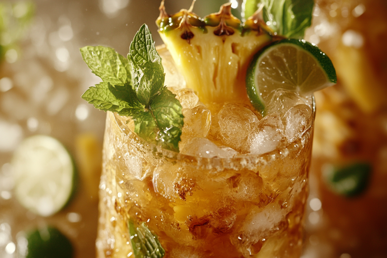 Mojito à l'ananas et coco