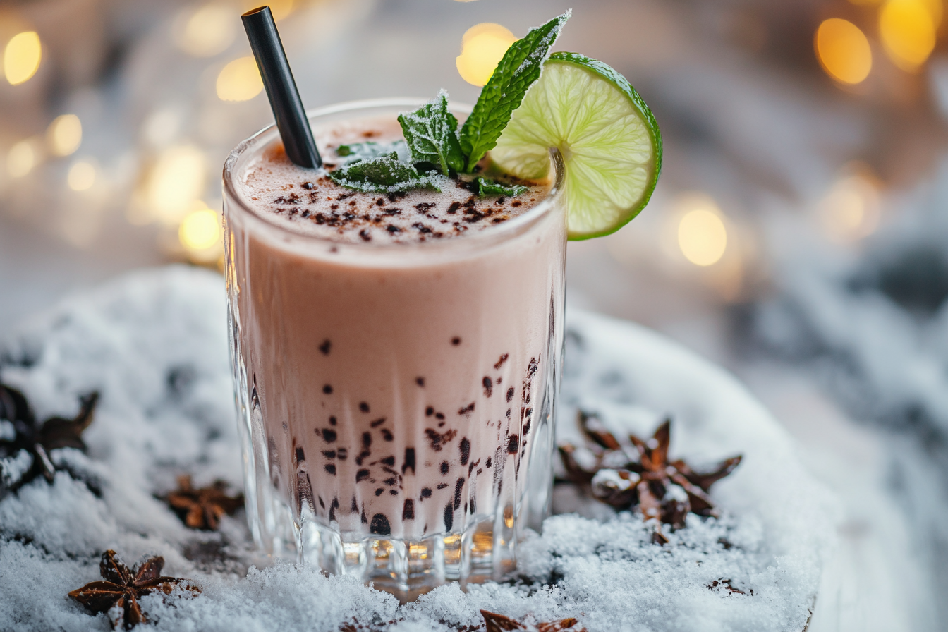 Mule à la vanille neigeuse
