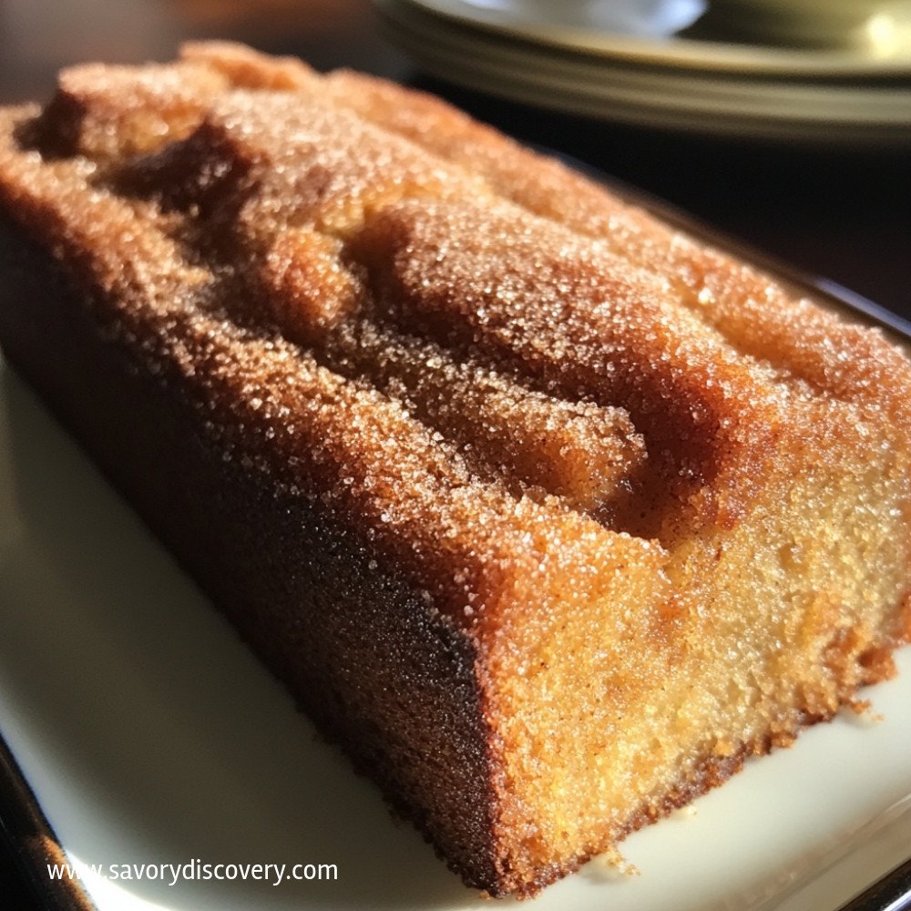 Pain aux beignets de cidre épicé et croûte sucrée