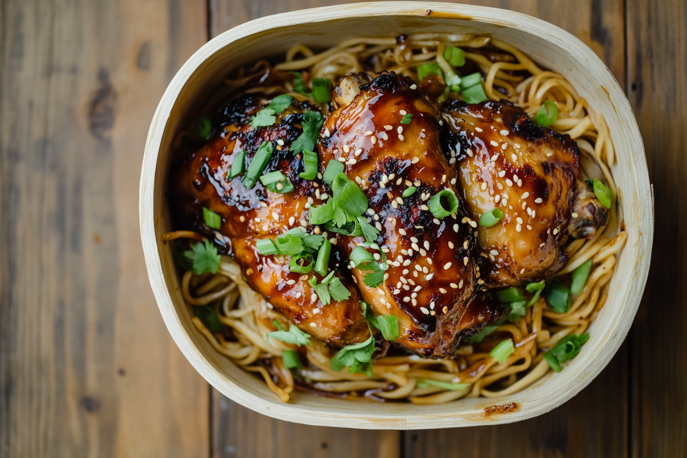 Poulet Hoisin aux Nouilles