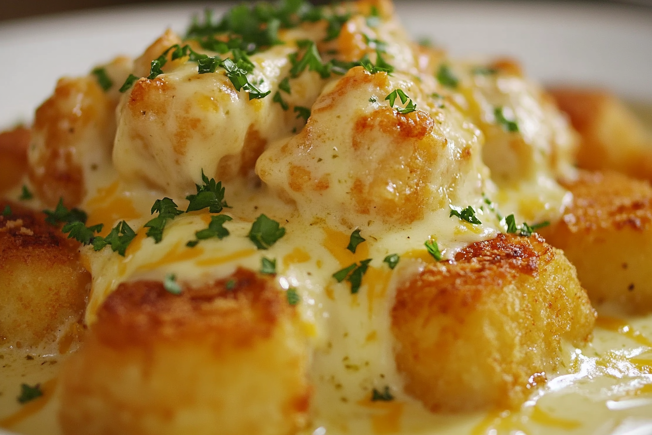 Poulet crémeux au ranch et tater tots