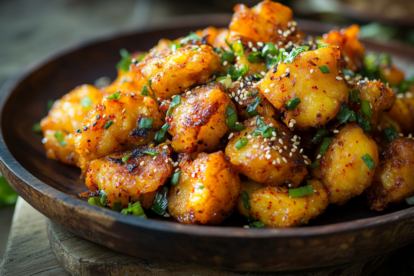 Poulet frit coréen au gochujang