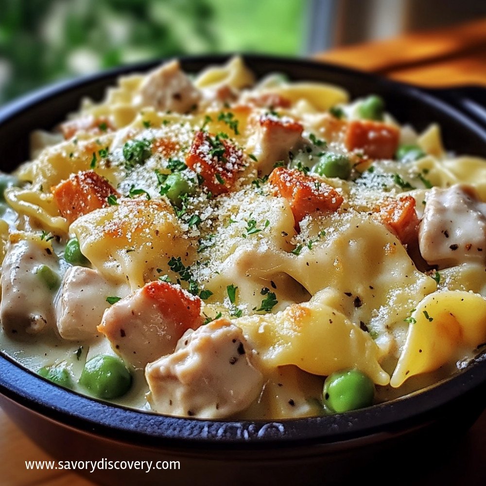 Recette de pâtes au poulet réconfortantes