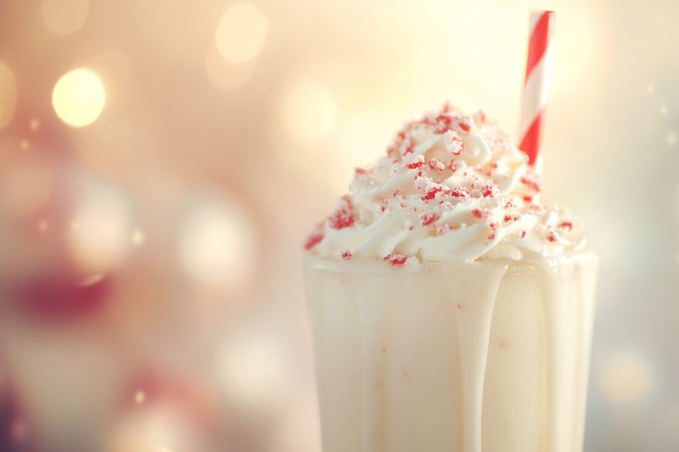 Shake de canneberge et crème