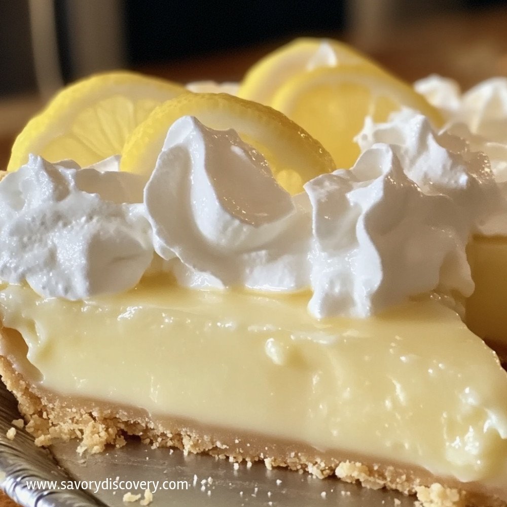 Tarte au citron rafraîchissante et délicieuse