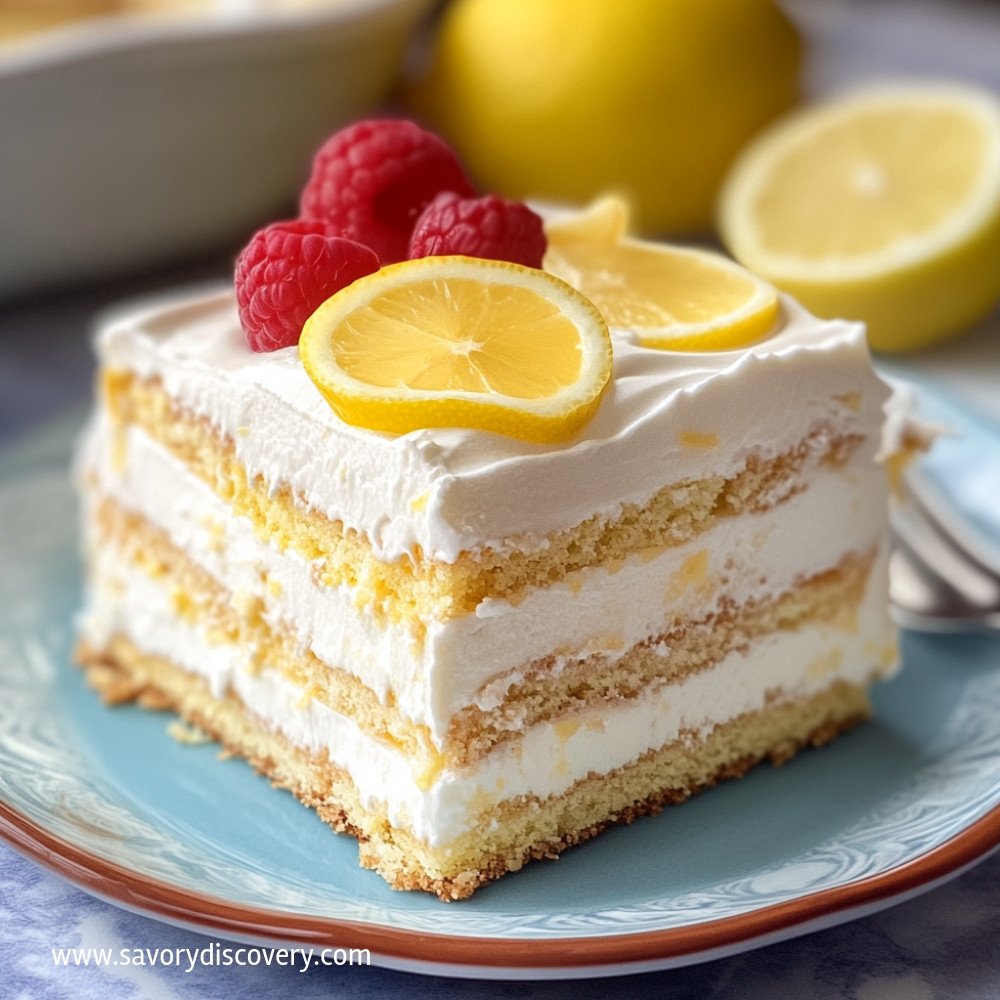 gâteau glacé au citron facile et délicieux