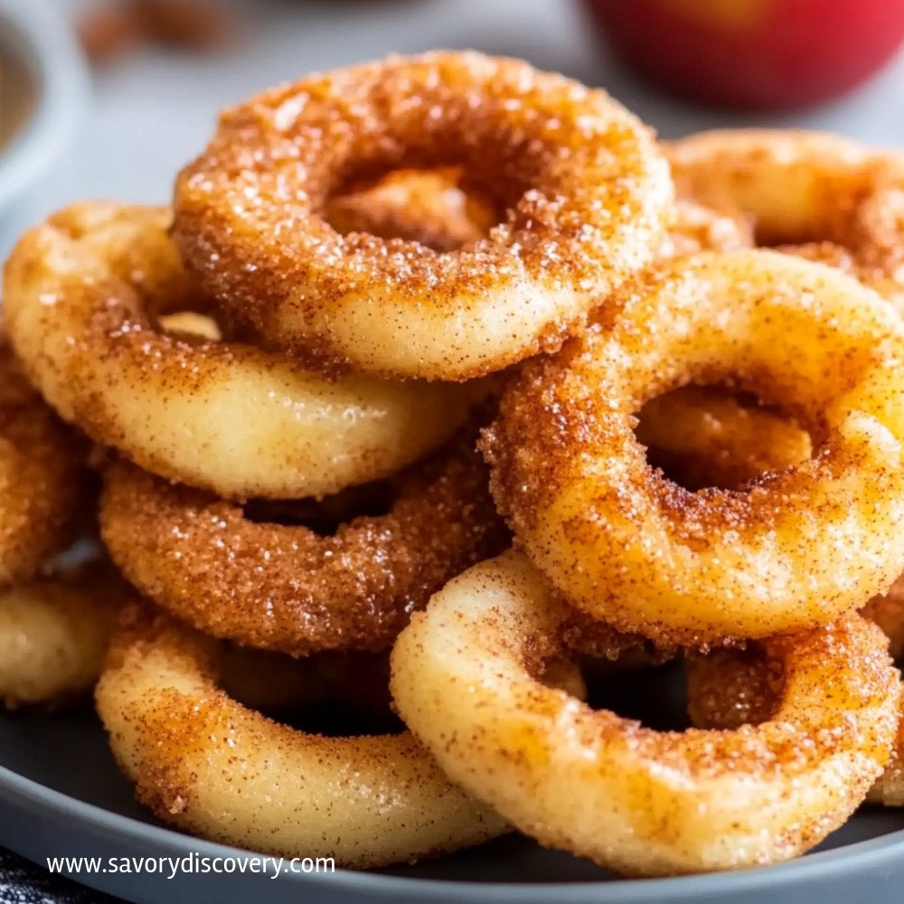 Beignets de pommes à la cannelle croustillants