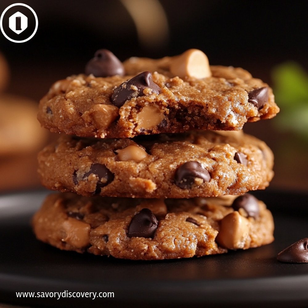 Biscuits au chocolat et beurre de cacahuète
