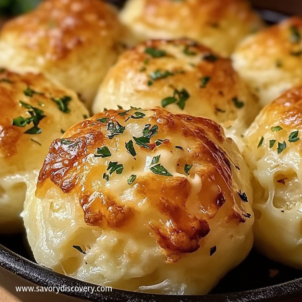 Boulettes de fromage à l'ail et beurre