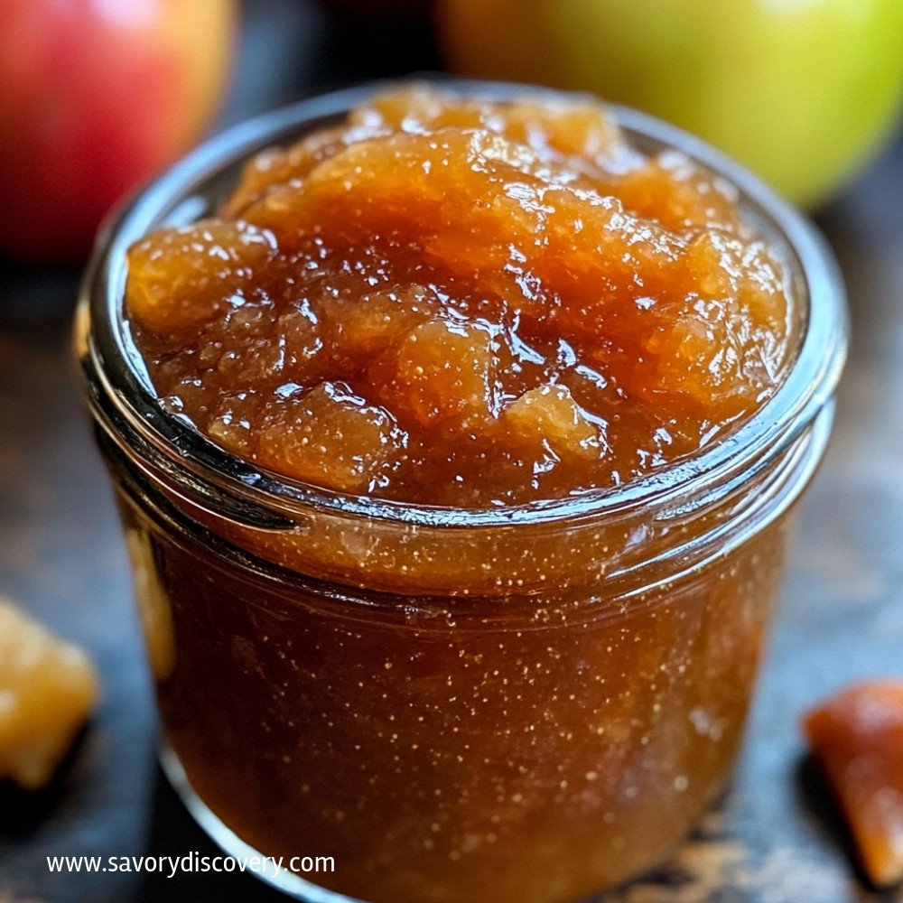Confiture de pommes au caramel délicieuse maison