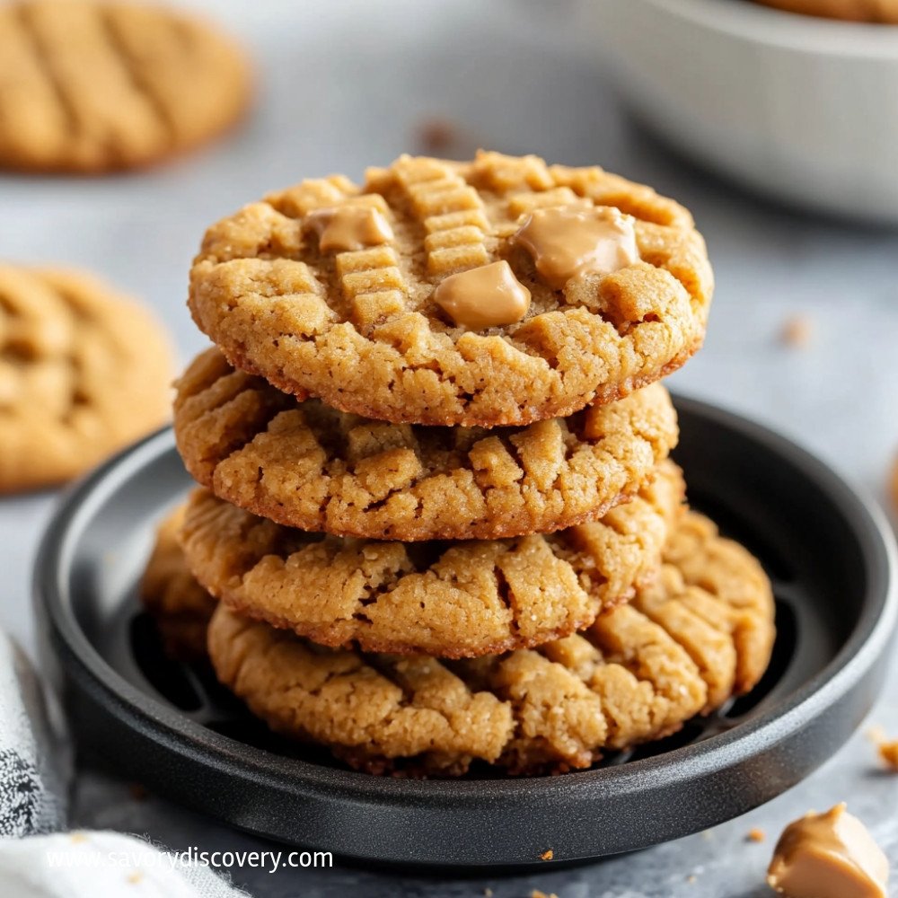 Cookies au beurre de cacahuète à la friteuse