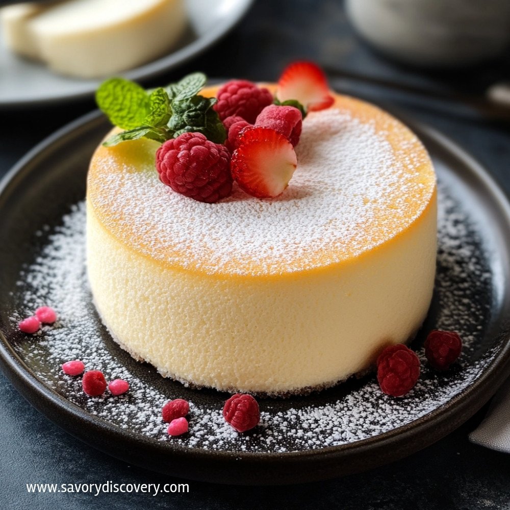 Délicieux Cheesecake Japonais en Coton Moelleux