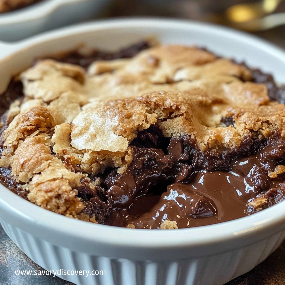Délicieux Cobbler au Chocolat du Sud