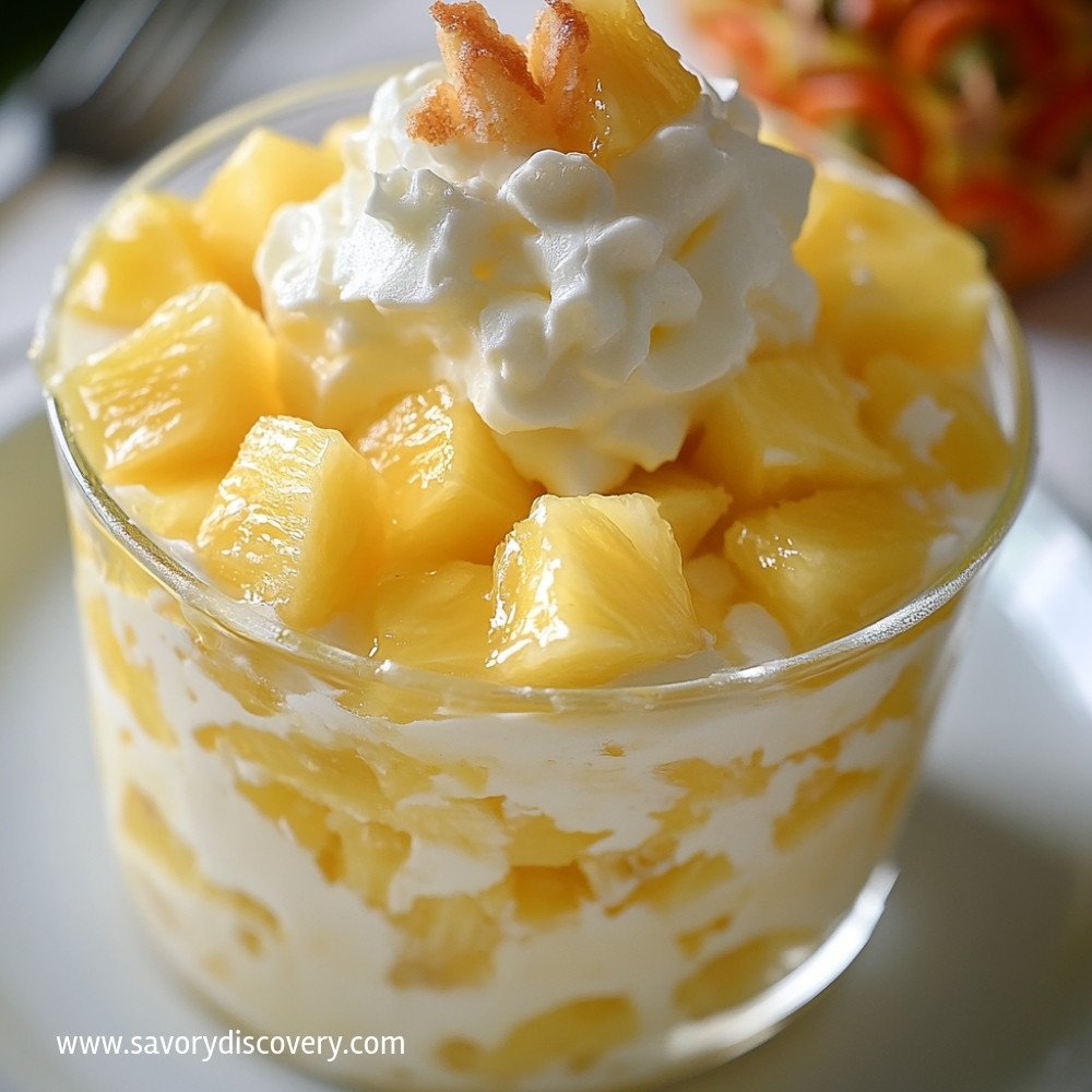Délicieux dessert à l'ananas facile à préparer