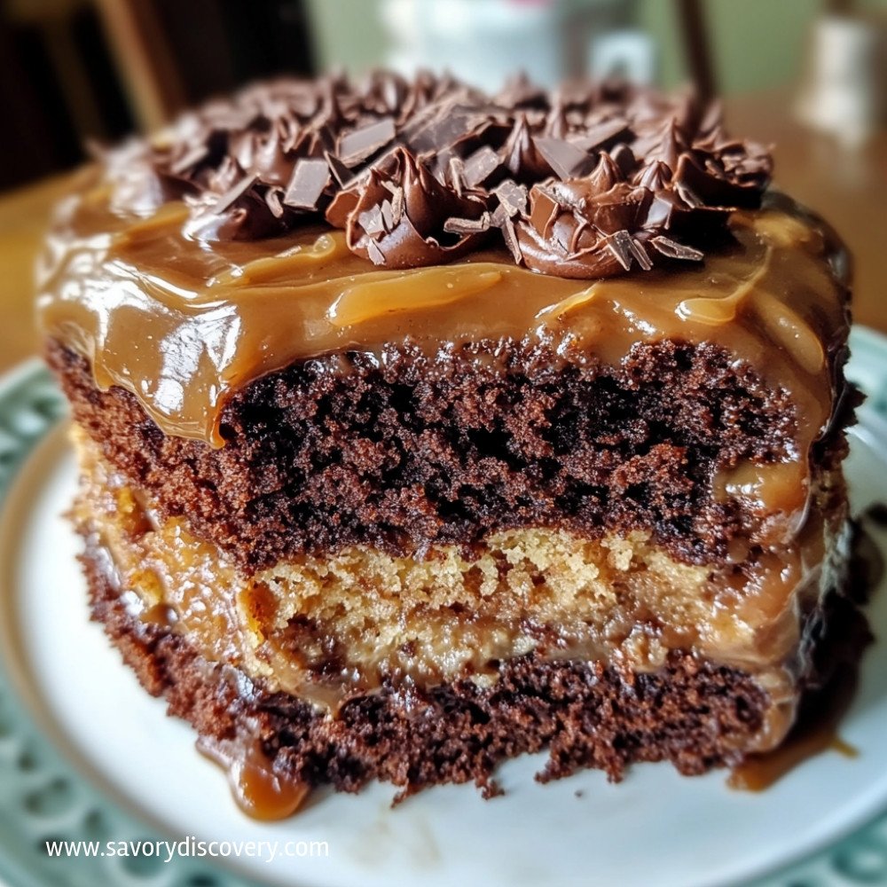 Gâteau au chocolat allemand fait maison traditionnel