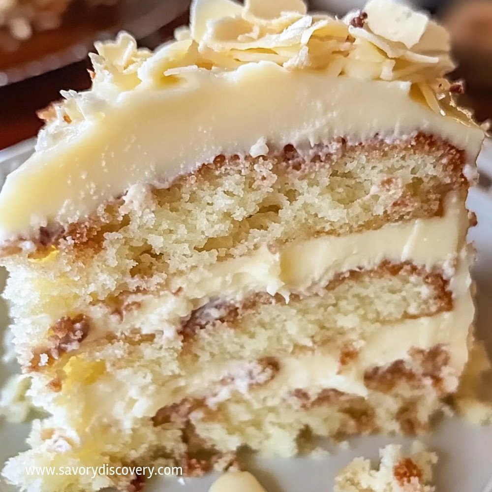 Gâteau blanc au chocolat allemand : délicieux et facile